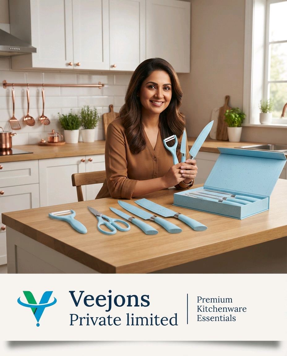 KNIFE SET 6 PCS + 3 Pcs Container